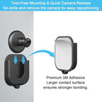3PACK Adhesive Wall Mount Bracket - Image 3