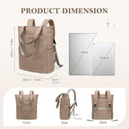 Convertible Laptop Backpack for Women Men Carry on Tote Backpack Teacher - Image 2