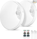 2 Pack 10000mAh Rechargeable Motion Sensor Ceiling Light by TheBairthTheBest