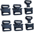 Paracord Bracelet Clips, Quick Release Belt Buckle Metal Shackle Lock by SULIFE