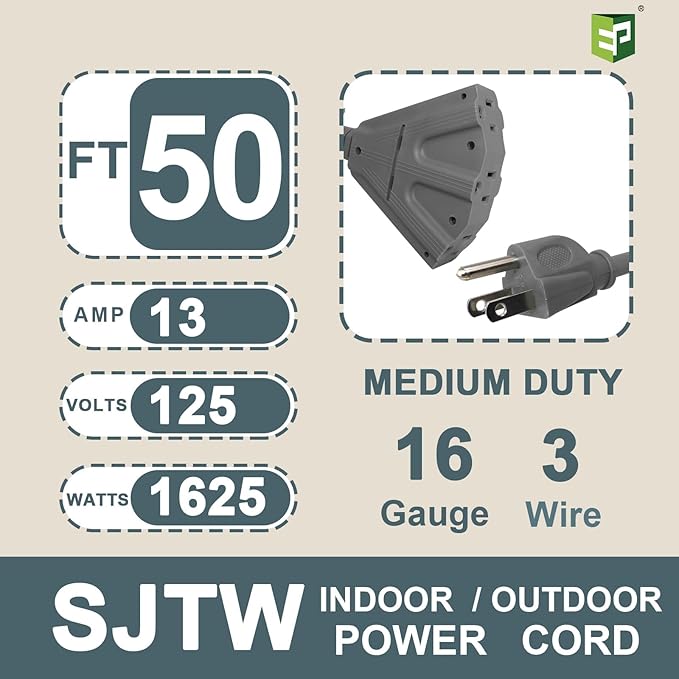 EP 50 Ft Outdoor Extension Cord - Image 2