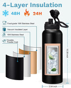 BENZZO Insulated Water Bottle 40 oz - Image 5