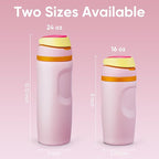 Fijinhom 24 oz Insulated Water Bottle, Stainless Steel Sports Water Bottle - Image 7