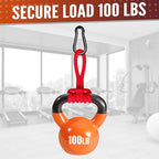 20 Pcs Spring Snap Hooks, 2 Inch Carabiner Clip, Heavy Duty Carabiners Snap - Image 6