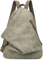 KL928 PU Leather Vintage Backpack – Large Casual Daypack Outdoor Travel by KL928
