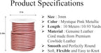 GENIQUE Real/Genuine Round Leather String Cord - Image 3