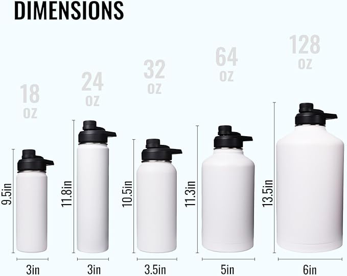 Fijinhom 18 oz Insulated Water Bottle - Image 7