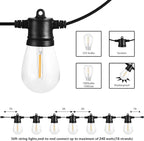 SUNTHIN Outdoor String Lights, 3 * 50FT Patio Lights - Image 2