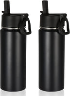 Volhoply 18oz Insulated Water Bottle Bulk 2 Pack, Kids Stainless Steel Water by LiveFully%EF%BC%8CDrinkFreely%E2%80%94KeepGoingwithVolhoply%EF%BC%81