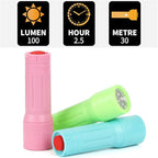 9-LED Mini Flashlight, Small Multicolor Flashlights - Image 5