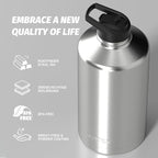 1 Gallon Water Bottle Insulated, BPA Free&Leak Proof, 128oz Stainless Steel - Image 8