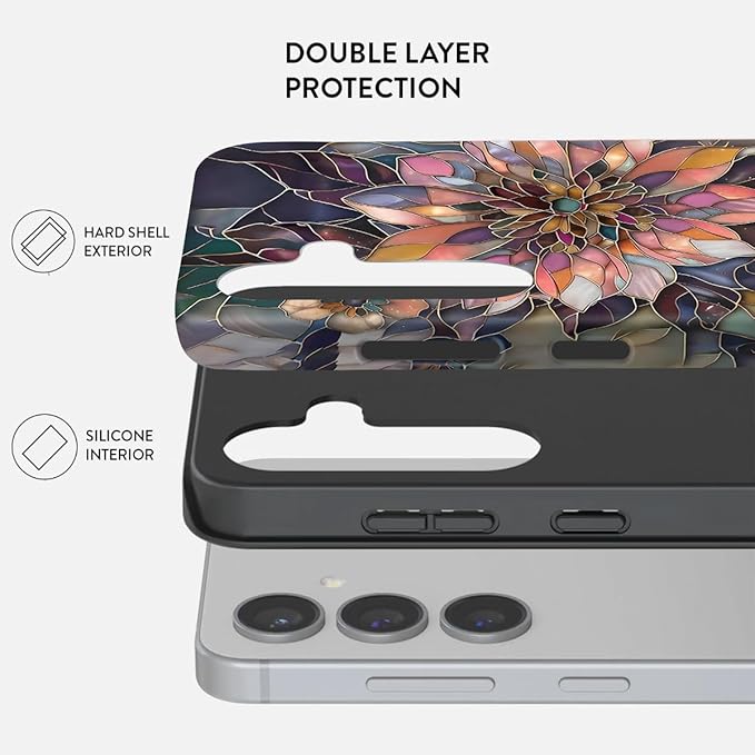 Compatible for Samsung Galaxy A16 5G Case, Dual Layer Heavy Duty 2 in 1 - Image 2