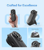 Diveblues Handheld Portable Turbo Fan, 4000mAh USB Rechargeable Pocket Fan - Image 5