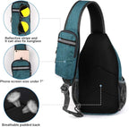 WATERFLY Crossbody Sling Backpack Sling Bag Travel Hiking Chest Bags Daypack - Image 5