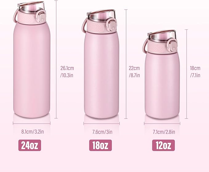 Insulated Water Bottle 18 oz - Image 7