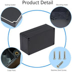 Project Box IP65 Waterproof Junction Box ABS Plastic Black Electrical Boxes DIY - Image 5