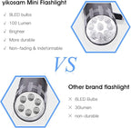 10 Pack of Flashlights 9 LED Mini Aluminum Flashlight Bulk - Image 4