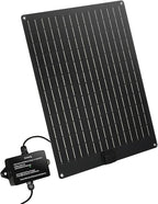 20W Solar Battery Maintainer & Trickle Charger, MPPT & Pulse Tech Solar Panel by Zuomeng