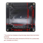 LeMotech ABS Plastic Electrical Project Case Power Junction Box, Project Box - Image 2