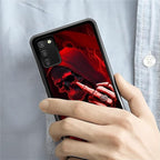 for Samsung Galaxy S20 FE Case, Gestures Funny Skull Pattern Graphic Design - Image 7