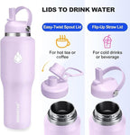 SENDESTAR 40oz Water Bottle Wide Mouth Stainless Steel Vacuum Insulated Double - Image 4
