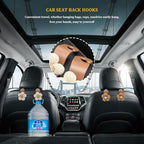 4PCS Car Hooks for Purses and Bags, Flower Car Headrest Hook - Image 6