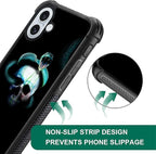 for iPhone 16 Plus Case, Skeleton Winding Snake Pattern Graphic Design Girl Boy - Image 6