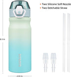 BJPKPK Insulated Water Bottle 18oz Stainless Steel Water Bottles - Image 4