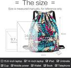 Waterproof Drawstring Bag, Gym Bag Sackpack Sports Beach Backpack - Image 7