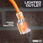 Iron Forge Cable Lighted Outdoor Extension Cord 10 Ft - Image 6