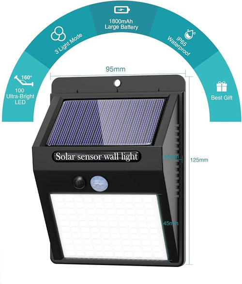 2 Pack Outdoor Solar Motion Lights - Image 2