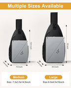 Pritent Crossbody Bags for Women Man Waterproof Sling Bag Backpack Trendy - Image 2