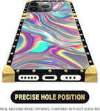 Compatible with iPhone 15 Pro Case, Holographic Abstract Iridescent Textures - Image 5