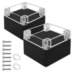 LeMotech Junction Box with Clear Cover IP65 Waterproof Project Box Dustproof by LeMotech