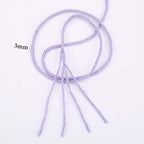 Light Purple Macrame Cotton Cord 3mm x 109 Yards - Image 3