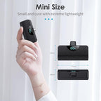Mini Portable Charger 5000mAh Power Bank, 15w PD USB C Cell Phone Portable Power - Image 4