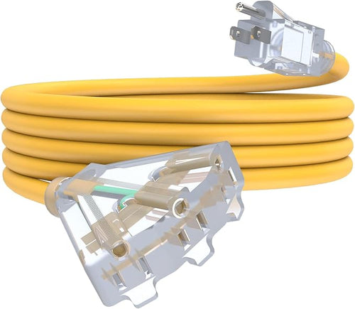 15Ft 12/3 Outdoor Extension Cord by PLUGTUL