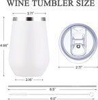 MEWAY Stemless 12oz Insulated Wine Tumbler - Image 6