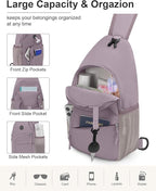 Pritent Crossbody Bags for Women Man, Waterproof Sling Bag Backpack Trendy - Image 3