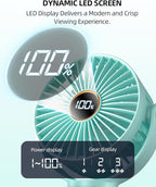 Portable Stroller Mini Fan, Small Rechargeable Personal Fan, Travel Essentials - Image 4