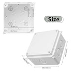 SuperInk IP65 Junction Box, 1PK White Outdoor Electrical Enclosure - Image 7
