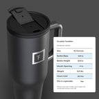 IRON °FLASK Co-Pilot Insulated Mug w/Straw & Flip Cap Lids - Image 9