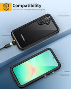 Lanhiem for Samsung Galaxy A56 Phone Case, IP68 Waterproof Dustproof, Built-in - Image 5