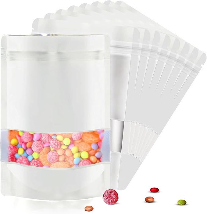 4"x6" 120pcs Mylar Bags for Food Storage, Smell Proof Bag by ODDIER