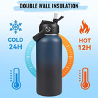 Fijinhom 32oz Insulated Stainless Steel Water Bottle, Wide Mouth Double Wall - Image 5