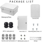 Waterproof Electrical Box with Mounting Plate, IP67 Junction Box Stainless - Image 5