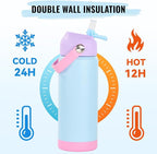 Fijinhom 18oz Insulated Stainless Steel Water Bottle, Wide Mouth Double Wall - Image 5