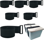 YiwerDer 6Pcs 40" x 2" Nylon Heavy Duty Reusable Hook and Loop Cinch Straps by YiwerDer