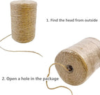 PerkHomy Natural Jute Twine 600 Feet Long Colored Twine Rope - Image 4