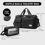 Suruid Gym Bag for Women Men, Travel Duffle Bag Large Capacity Carry On - Image 2